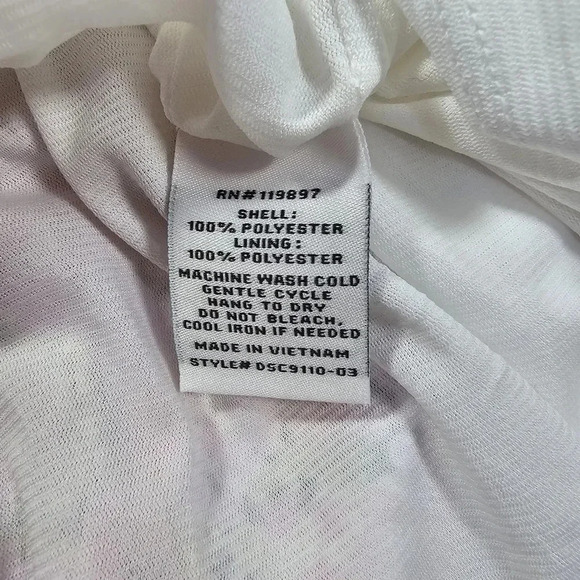 NWT COLLECTIVE CONCEPTS S Puff Sleeve Floral Midi Sun Dress Pink Multi Chiffon - Picture 12 of 12